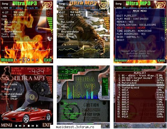 ultramp3 ultramp3 music player for your mobile phone. handy with cool graphical user interface,