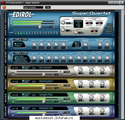 HQ-QT Super Quartet-Software Synthesizer - Software Synthesize - PDA / Mobile Technology (Programe pt telefon)