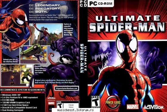 Ultimate Spider-Man - CD 1 CD 2 CD 3 PDF Game Guide Game no cd patch - Full Games (Jocuri full)