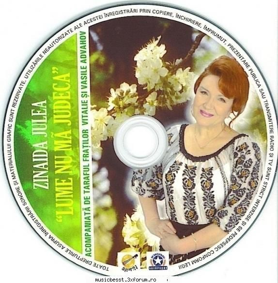 Zinaida Julea - Lume,numa judeca - LISTA MELODII: 1. Intro 2. Lume, nu mă - Muzica Populara Romaneasca